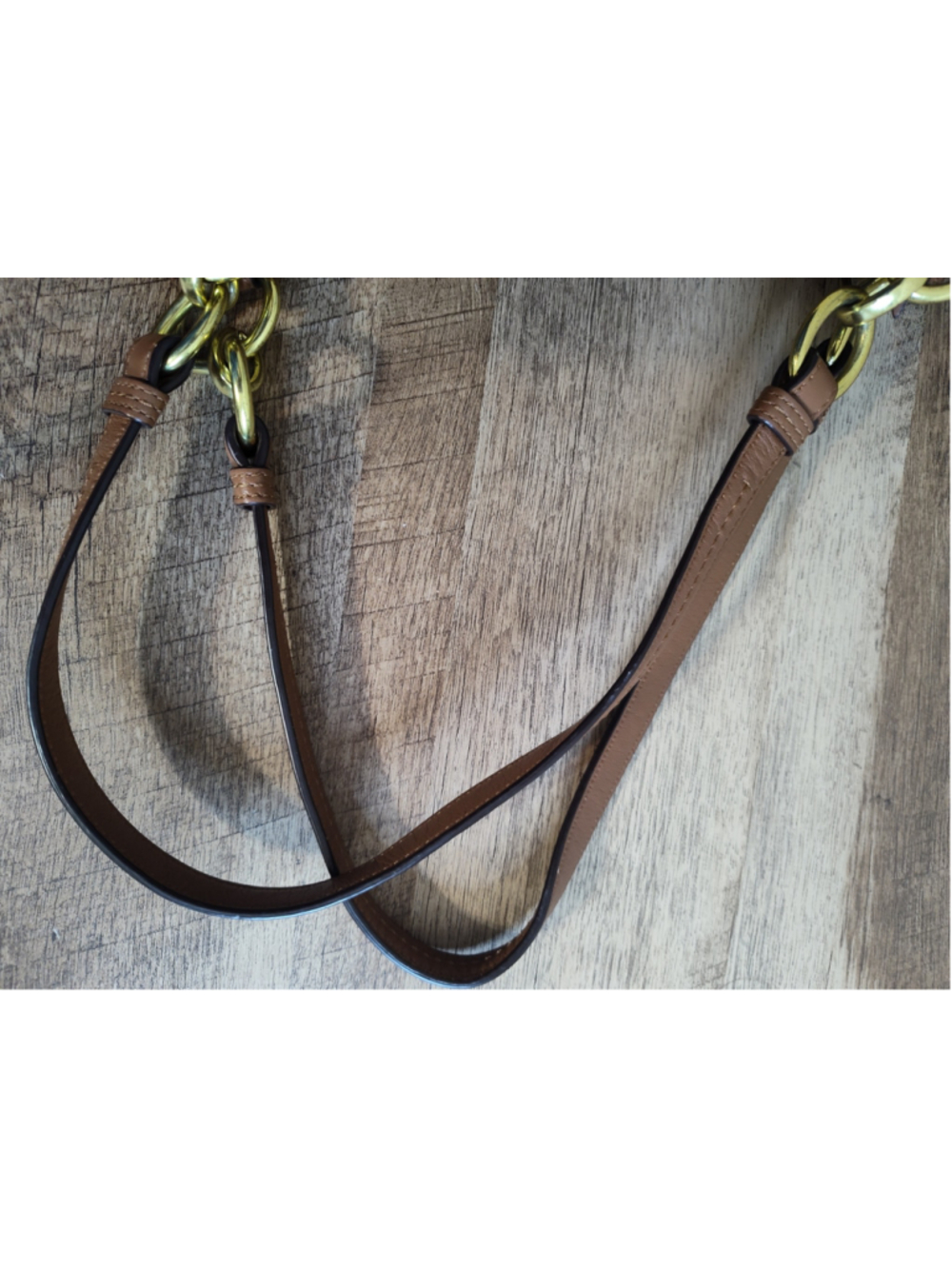 Women's Coach Shoulder Bag Tan and Brown Leather - Picture 11 of 13